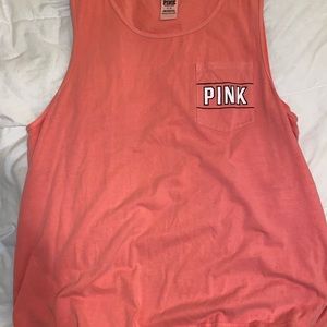 Two PINK workout tanks